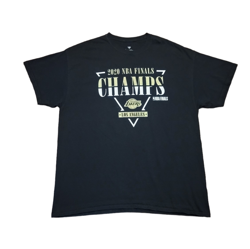 Fanatics 2020 NBA Champion Los Angeles Lakers Size XL Black T-Shirt